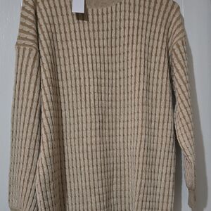 Gilli Beige Patterned Sweater